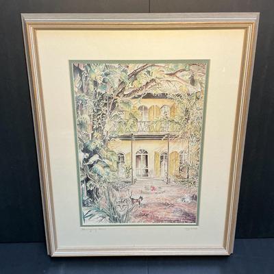 Arnaud D’Albissin “Hemingway House” (17.75 x 21.75)