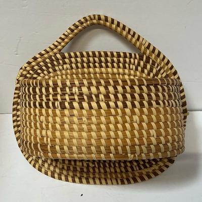 Gullah Sweetgrass Wall Hanging Basket