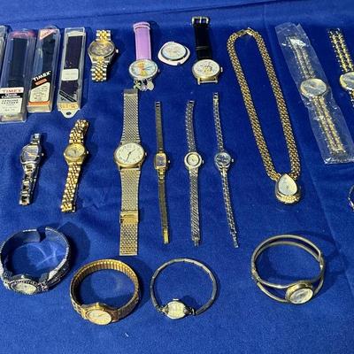 Massive Men’s And Ladies Watch Lot With Bulova And Elgin 