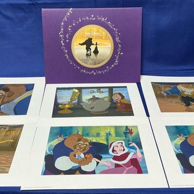 2002 Exclusive Disney Beauty And Beast Lithographs