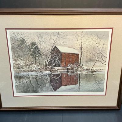 Harry Lamar Richardson “Winter Mill” (28 x 22)