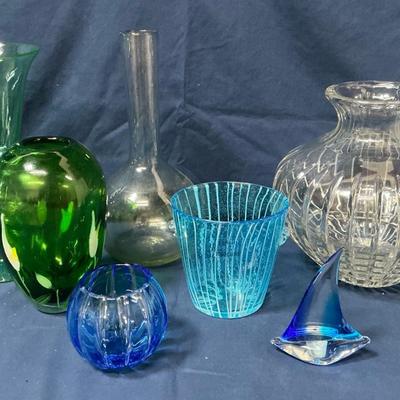Faberge Vase, Handblown Glass, & More