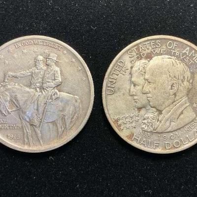 Silver Half-Dollars - Alabama Centennial & Stone Mountain (MMC60)