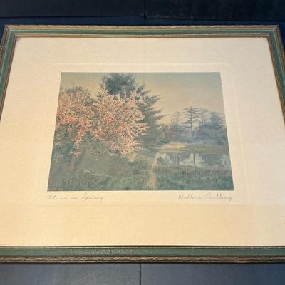 Wallace Nutting “Maine In Spring” (17 x 14)