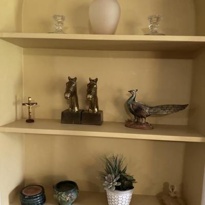 Horse bookends sold.