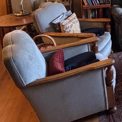 Sale Photo Thumbnail #18: chairs and matching love seat