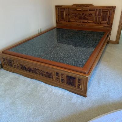 Korean slate bed