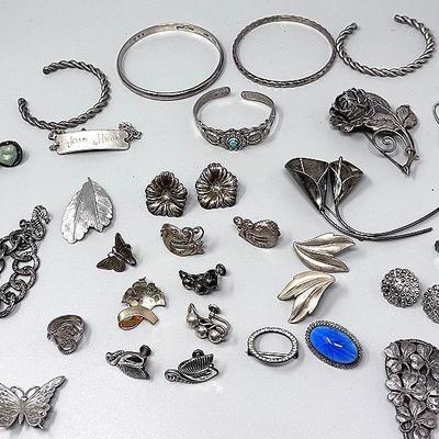 Mostly Sterling silver Jewelry 