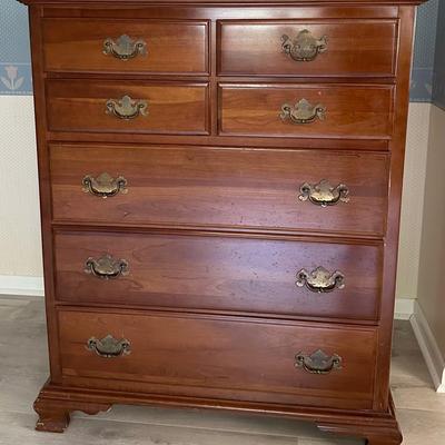Wooden Dresser with Lacquer Finish