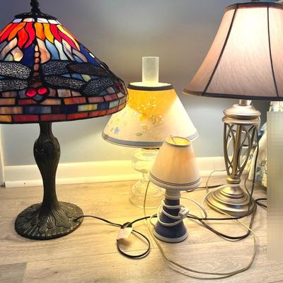 Desk Lamps: Tiffany- esque ; Kerosene -esque, And More