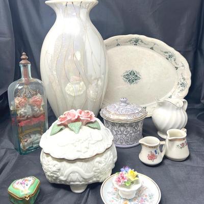 Boxes, Pitchers, Bottle, Vases