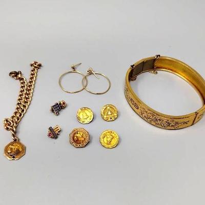1-10k Jewelry With Semi-precious Stones 