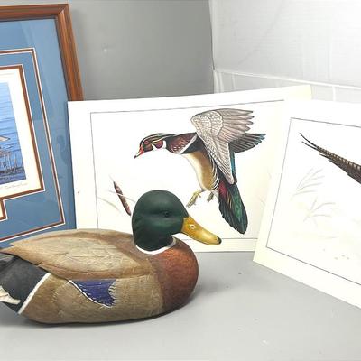 Ducks: Decoy, Stamp Print& Other Illustrations 