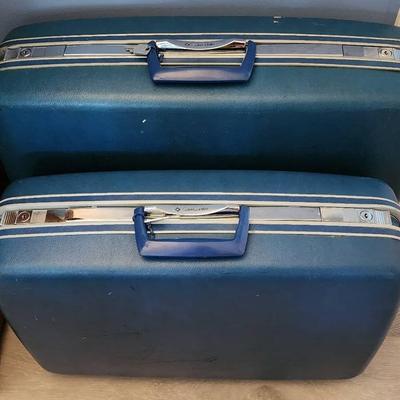 Vintage Samsonite Silhouette Luggage - Two Pieces