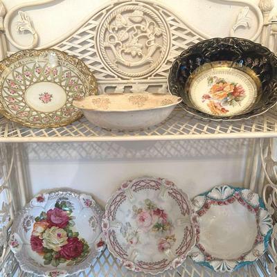 Stunning Vintage And Antique Porcelain Decorative Serving Bowls