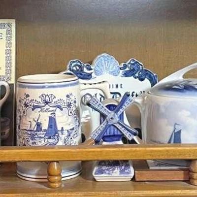 A Blue Delfts Style Fest Lot 2