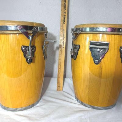 Congas: 2 Small Wood Congas