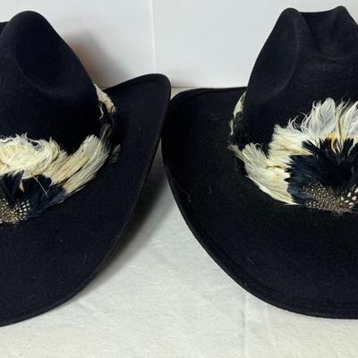 Vintage Eddy Bros Cowboy Alamo Hats
