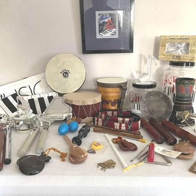 Musical Instruments And Decor