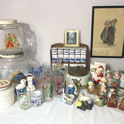 Add A “Dutch Touch” To Your Kitchen! Vtg Glassware, Jars & More!
