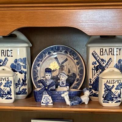 Czecho-Slovakia Ceramic Canisters