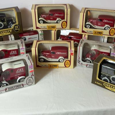 ERTL ACE Hardware And Postal Truck Banks