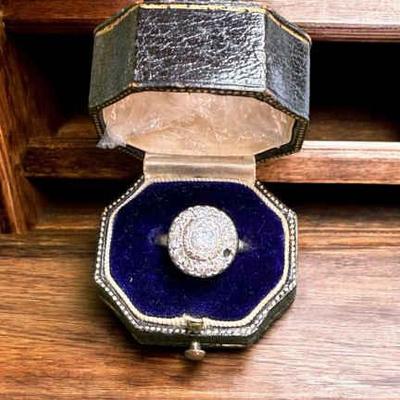14k white gold diamond ring for restoration