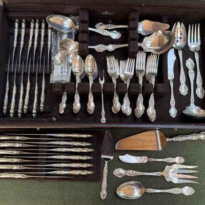 Wallace violet sterling silver flatware
