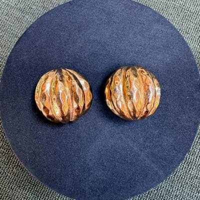Ciner clip earrings
