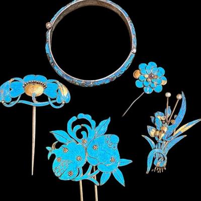 1880 kingfisher feather jewelry