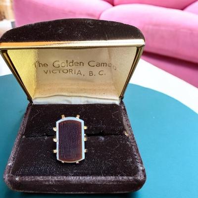 1920 10k onyx ring
