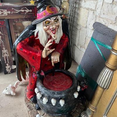 Sale Photo Thumbnail #57: Fiberglass witch 