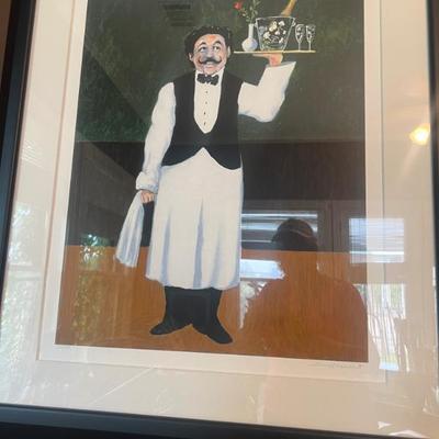 Sale Photo Thumbnail #26: One of several Guy Buffet signed numbered serigraphs 