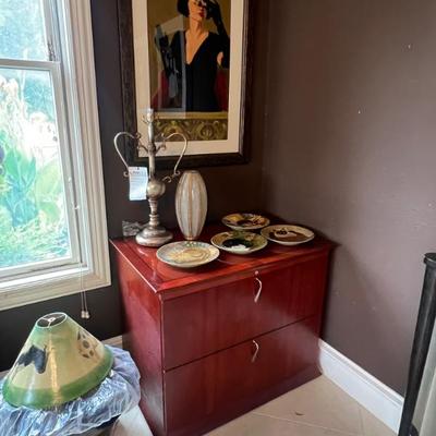 Sale Photo Thumbnail #2: Cherry file cabinet 