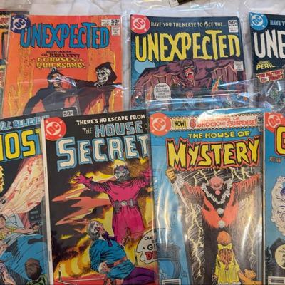 DC Unexpected , GHOSTS ,THE HOUSE OF MYSTERY 