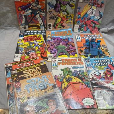 Transformers & Star Trek Comic Lot – 12 Issues Total