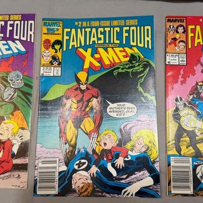 Fantastic Four Vs The X-men 1-3 Limited Series Of 4