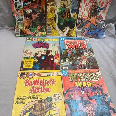 ???????? Vintage War Comics Lot – DC & UK Imports (7 Issues)  