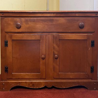 Maple Dry Sink, Colonial Style, Vintage