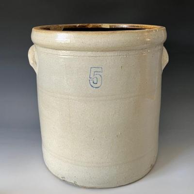 Five Gallon Stoneware Crock