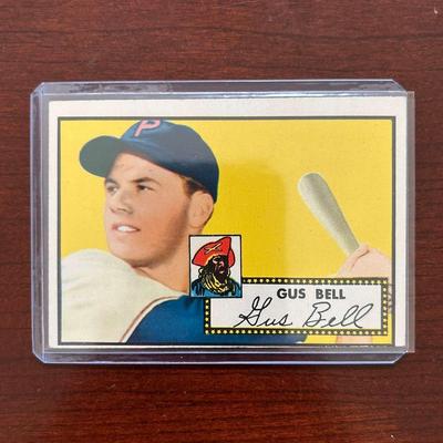1952 Topps Baseball Card. Gus Bell - Pittsburgh Pirates #170