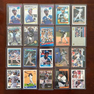 Ken Griffey Jr. Lot. Rookie Cards, Inserts and More