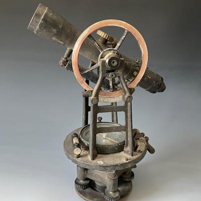 CL Berger Transit Surveyor Instrument, Antique