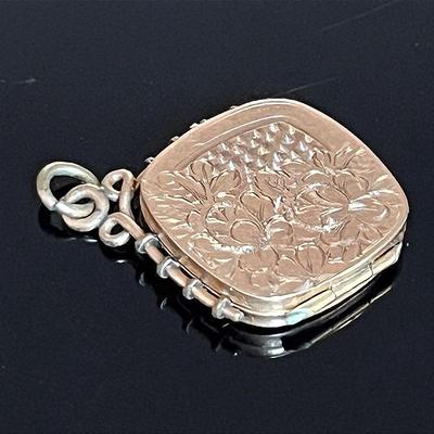 Edwardian Wightman & Hough Gold Filled Engraved Locket