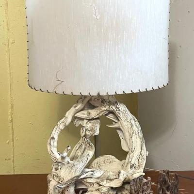 Driftwood Lamp and Cholla Cactus Vases