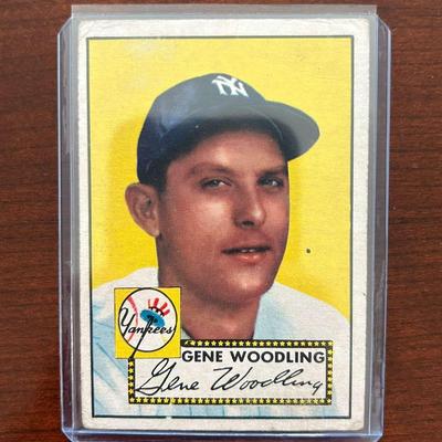 1952 Topps Baseball Card. Gene Woodling - New York Yankees #99