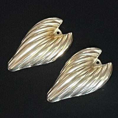 14K Yellow Gold Earring Jackets