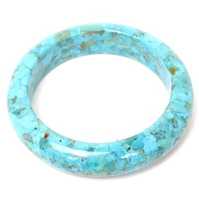 Sale Photo Thumbnail #113: Lot 112 gorgeous large all natural turquoise bangle