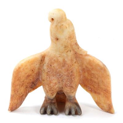 Sale Photo Thumbnail #303: Lot 302 chinese hardstone bird statue