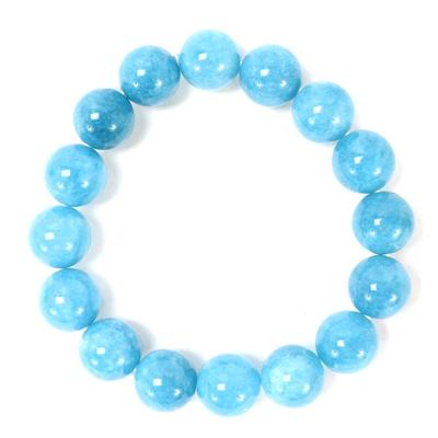 Sale Photo Thumbnail #108: Lot 107 gorgeous natural aquamarine beaded bracelet